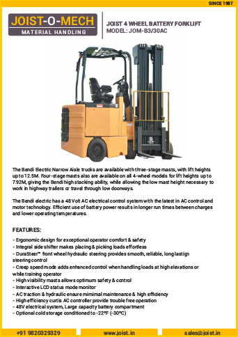 4 Wheel Battery Forklift