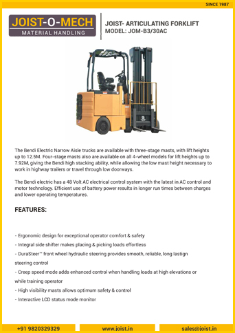 Articulating Forklift