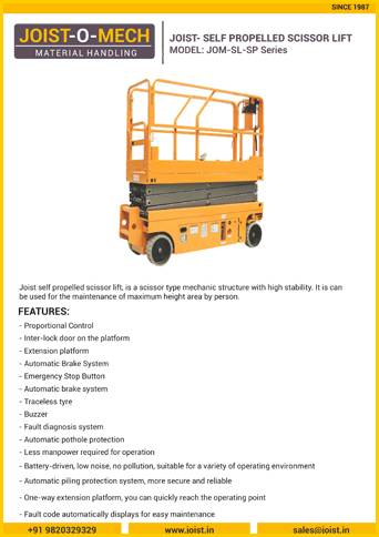 Self Propelled Scissor Lift