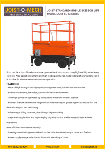 Standard Mobile Scissor Lift