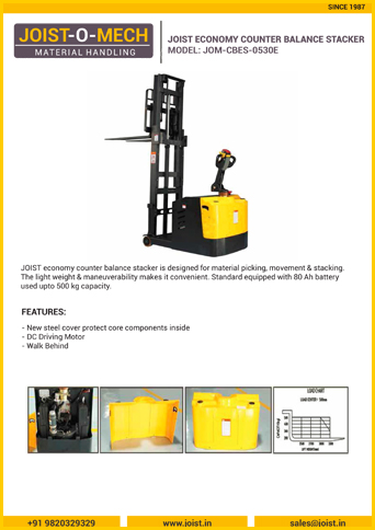 Heavy Duty Counter Balance Stacker