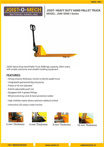 Heavy Duty Pallet Truck 5000 kgs