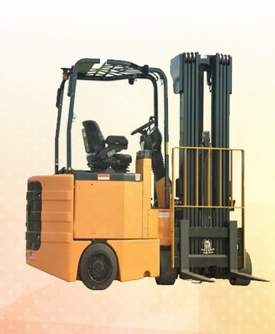 4 wheel battery forklift