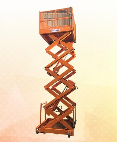 Scissor Lift Manufacturer in Rabale Mumbai Pune Panvel Bangalore Hyderabad Chennai India Delhi Vapi Ahmedabad